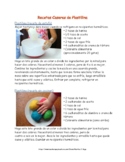 Play Dough Recipes in SPANISH/ Recetas de Plastilina en ESPAÑOL