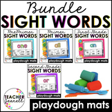 Play Dough Sight Word Mats Bundle High Frequency Words Fin