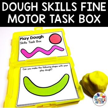 Preview of Play Dough Skills | Fine Motor Task Box