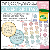 Play Dough Student Gift Tags | DOUGH Much Fun | Holiday Gi