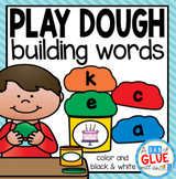 Play Dough Word Building Activity Bundle - CVC, CVCC, CVCE