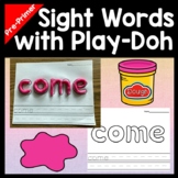 Kindergarten Sight Words with PlayDough  {40 Pages from Pr