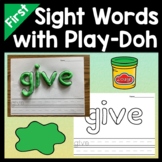 First Grade Literacy Centers with Playdough {41 words!}