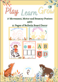 Play Learn Grow Sensory, Motor and Movement Posters and Bu