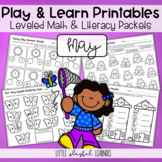 Play & Learn Leveled Printables: May