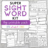 Super Sight Word Kit: The Printables Pack {EDITABLE}