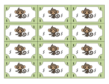 Preview of Play Money with Monkeys