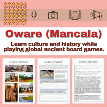 Preview of Play Oware Board Game: Learn About West Africa and Board Games