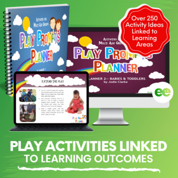 Preview of Play Planner Activity & Planning Bundle for PreK, Daycare, Childcare, Preschool