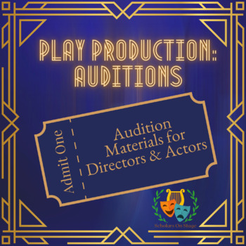 Preview of Play Production: Auditions - Materials for Casting Stage Plays and Musicals