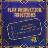 Play Production: Auditions - Materials for Casting Stage P