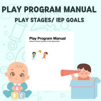 Preview of Play Program Manual: Play to Learn (Play Stages, Toys/Activities, IEP Goals)