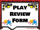 Play Review Form