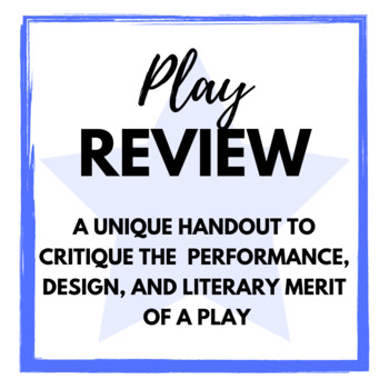 Preview of Play Review Handout