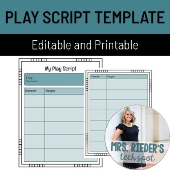 play scripts template
