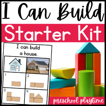 Preview of Play Skills | Block Center Starter Kit for Preschool, Kindergarten, & SPED