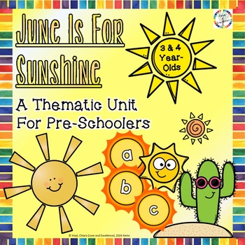 Preview of Play To Learn 3-4YO Preschool Curriculum Hands-On Learning: June Is For Sunshine