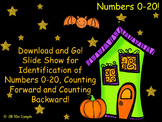 Play and Go Slide Show Halloween Numbers 0-20!