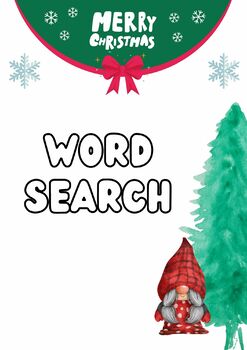 Preview of Play and learn with CHRISTMAS VOCABULARY Word Search