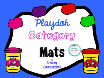 Play-doh Category Mats