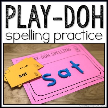 Preview of Spelling Activity | Play-Dough Spelling FREEBIE