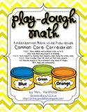 Play-dough Math- Common Core- Math Activities