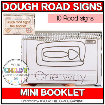 Preview of Play dough mats | Traffic signs | Toddler activities