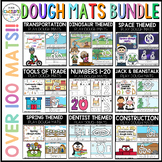 Play dough mats bundle | Build it. Read it. Trace it. Writ