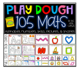 Playdough mats galore- ABC, 123, shapes, skills and pictures