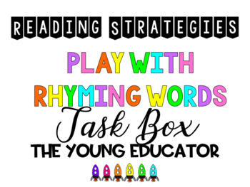 Preview of Play with Rhyming Words Reading Strategy - READING BOOSTER PACK 2/12