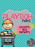 PlayDoh Mats-Letter and Number Mats
