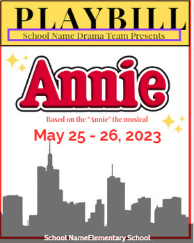 Preview of Playbill Template