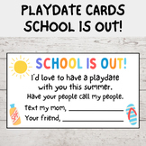 Playdate Cards | Printable Playdate Cards For Summer | Pla