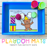 Playdoh Activity Mats - Full Page Playdough Activity Scenes