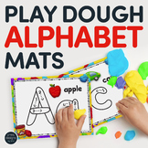 Playdoh Alphabet Letter Mats - Play Dough Alphabet Mats