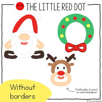 Playdoh Christmas Shapes Clipart by The Little Red Dot | TPT