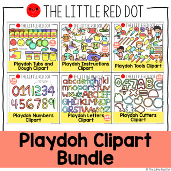 Playdoh Clipart Bundle by The Little Red Dot
