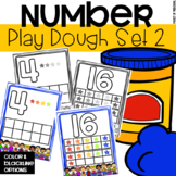 Play Dough Number Mats (1-20) Star Kids - Fine Motor Fun