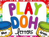 Playdoh Letters BUNDLE **Uppercase, Lowercase, AND Numbers**