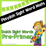 Playdoh Mat Sight Word Practice Pre-Primer