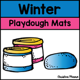 Playdough Mats - Addition {Winter}