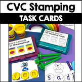 Playdough Activities | CVC Word Practice | Task Cards