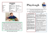 Playdough Activities for Parents and Support Staff