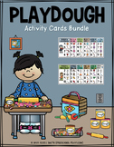 Playdough Activity Cards BUNDLE | Distance Learning