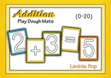 Playdough Addition with 10 Frame - Math Center (Sums up to 20)