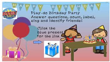 Preview of Playdough Birthday Party