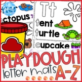 Playdough Letter Mats - A-Z Letter Printables - PreK, Kind