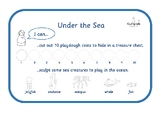 Playdough Mat - Under the Sea/Ocean