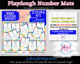 Playdough Mats 1- 20 with CANVA TEMPLATE plus FREE gift (d