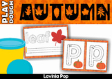 Autumn / Fall Alphabet and Words Play Dough Mats
